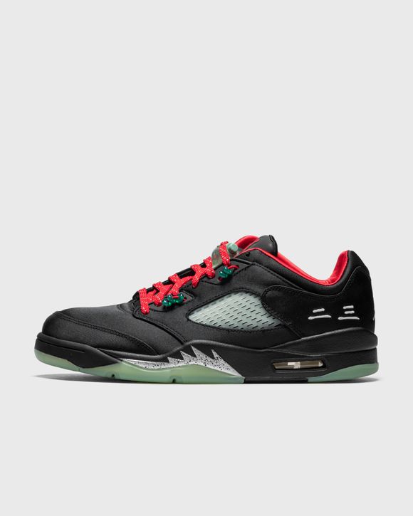 Air Jordan 5 Retro Low SP x CLOT - BLACK/CLASSIC JADE-FIRE RED