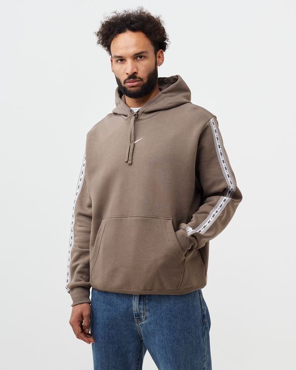 Adidas originals tape on sale fleece overhead hoodie