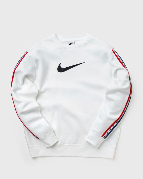 Nike Fleece Sweatshirt White WHITE MYSTIC NAVY UNIVERSITY RED BLACK