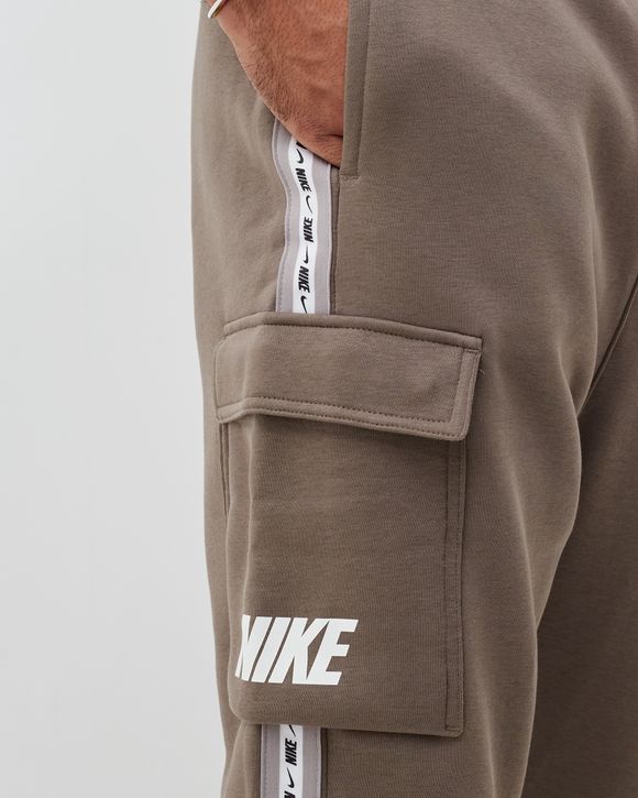 Nike fleece pants online olive grey