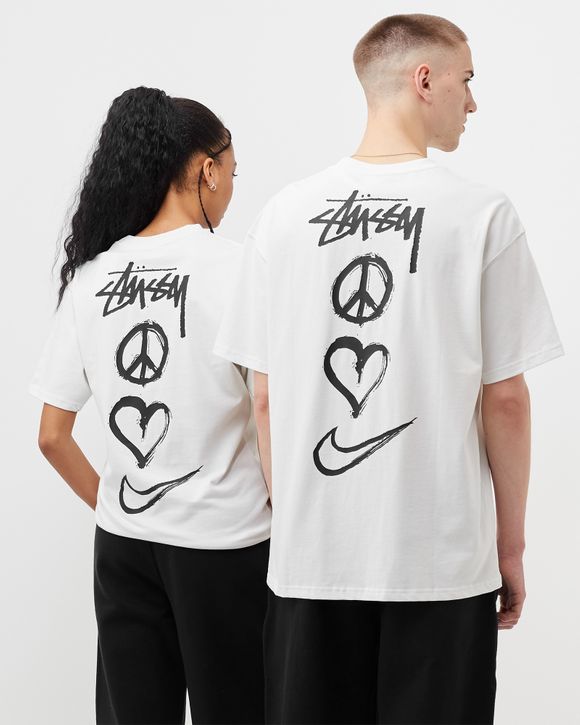 Nike x Stussy Peace, Love, Swoosh T-shirt (US Sizing) White Men's