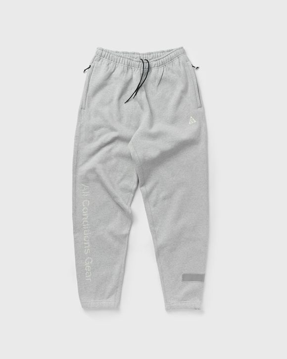 Nike ACG TF FLEECE PANT AIRORA Grey - GREY HEATHER/BLACK/LT SMOKE GREY