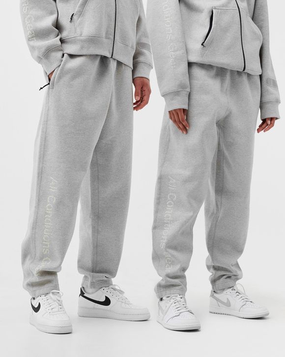 Nike ACG TF FLEECE PANT AIRORA Grey - GREY HEATHER/BLACK/LT SMOKE GREY