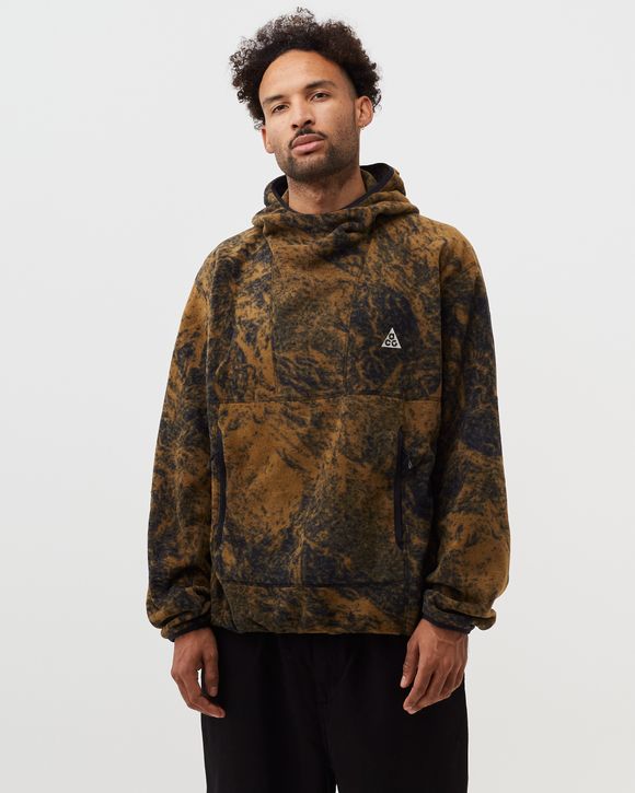 Nike ACG TF WOLF TREE HOODIE AOP Brown - HAZEL RUSH/BLACK/SUMMIT WHITE