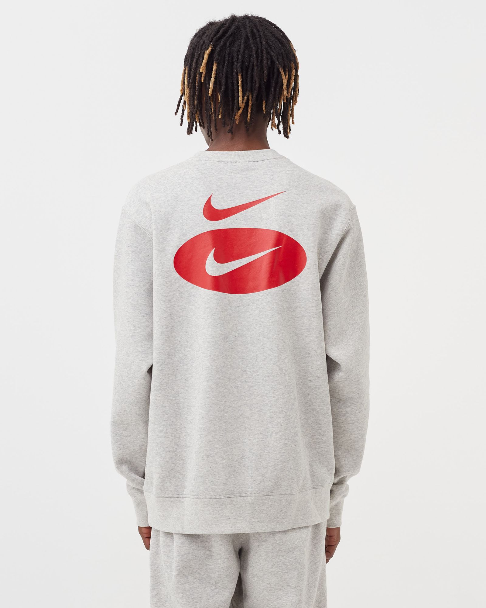 Swoosh League Brushed Back Fleece Crew Sweatshirt