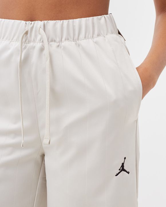 Jordan WMNS Jordan (Her)itage Woven Pants White - LT OREWOOD BRN/BLACK