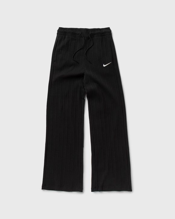 Ribbed Jersey Pants Black