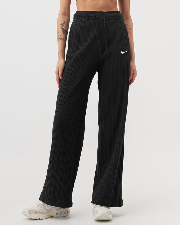 Nike WMNS Ribbed Jersey Wide Leg Pants Black