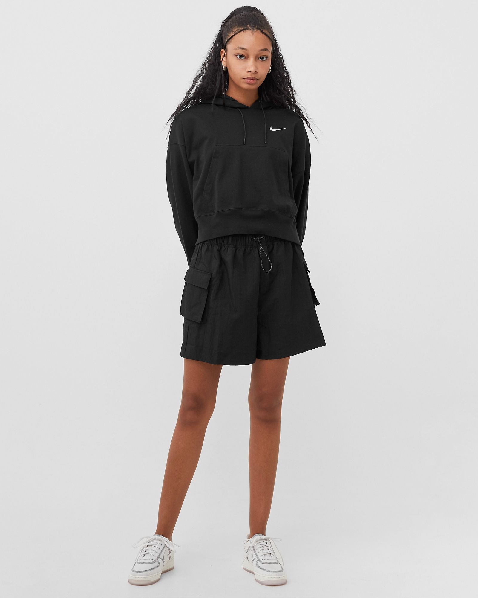 WMNS Oversized Jersey Pullover Hoodie