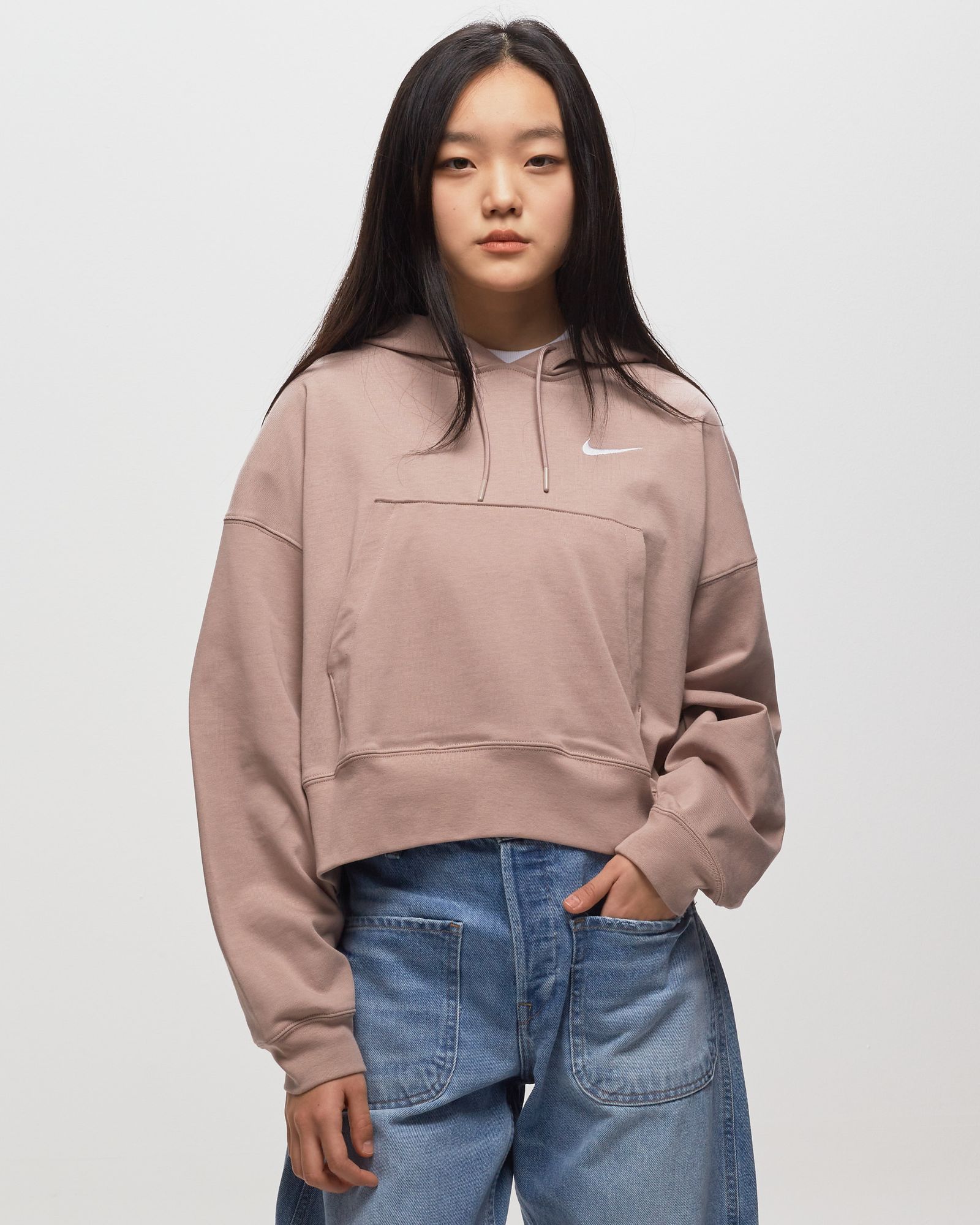 WMNS Oversized Jersey Pullover Hoodie