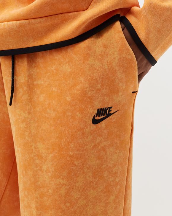 Nike Tech Fleece Wash Shorts Orange - KUMQUAT/BLACK