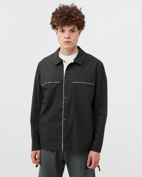 Unlined Woven Button-Up Top
