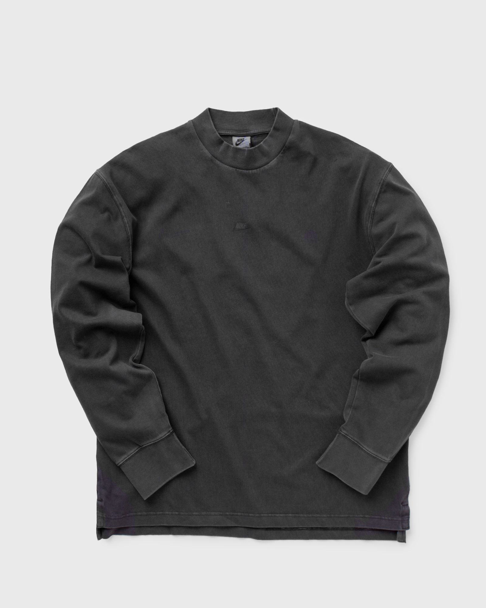 Washed Long-Sleeve Mock Top