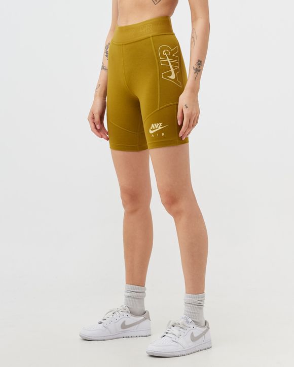 Nike air bike shorts yellow sale