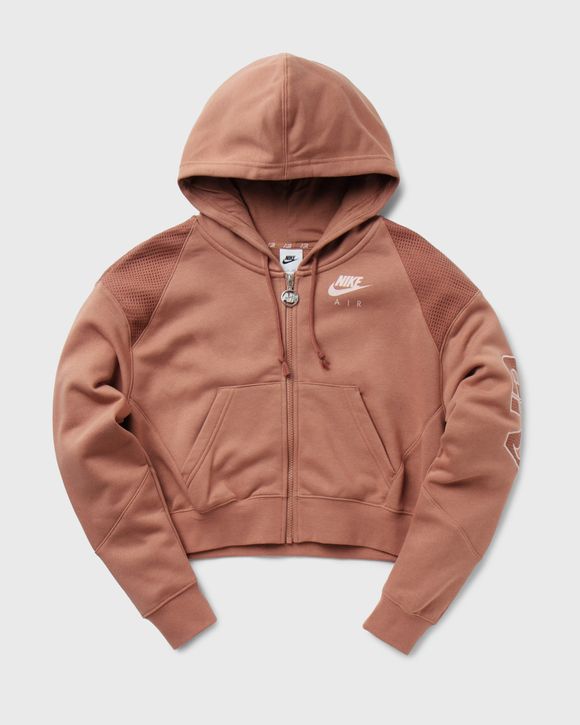 Nike appling rose gold zip hoodie