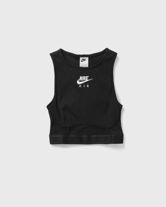 Black Rib Tank Top by Nike Jordan on Sale