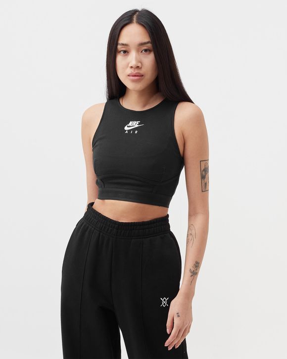 Black Rib Tank Top by Nike Jordan on Sale