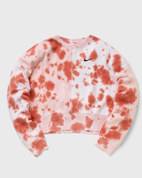 WMNS Oversized Fleece Tie-Dye Crew Sweatshirt