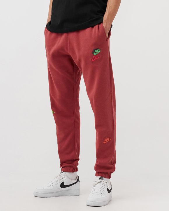 Nike essential joggers discount red