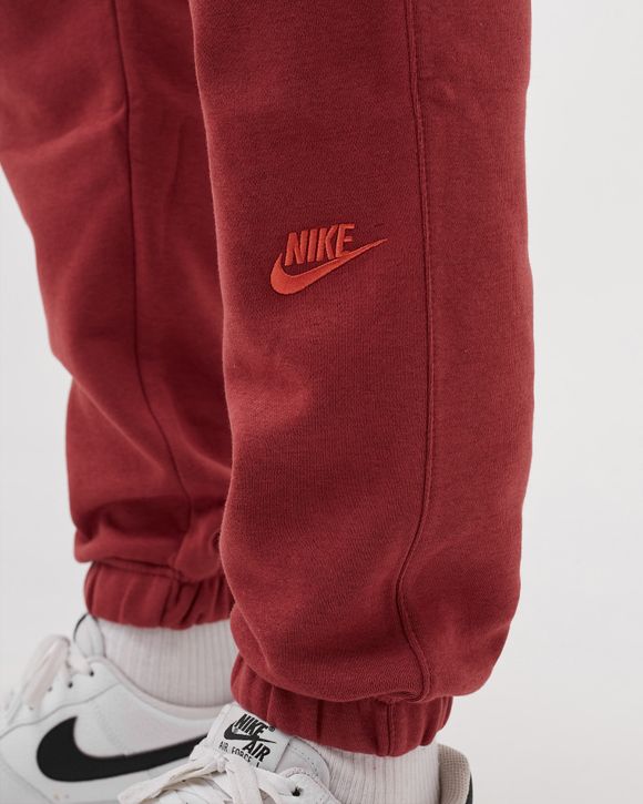 Nike Essentials Brushed Back Joggers Red BSTN Store