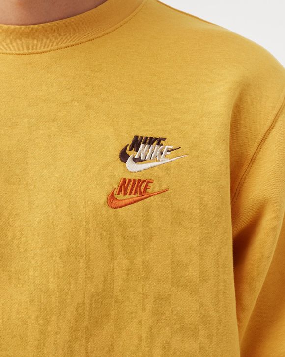 Mustard yellow best sale nike crewneck