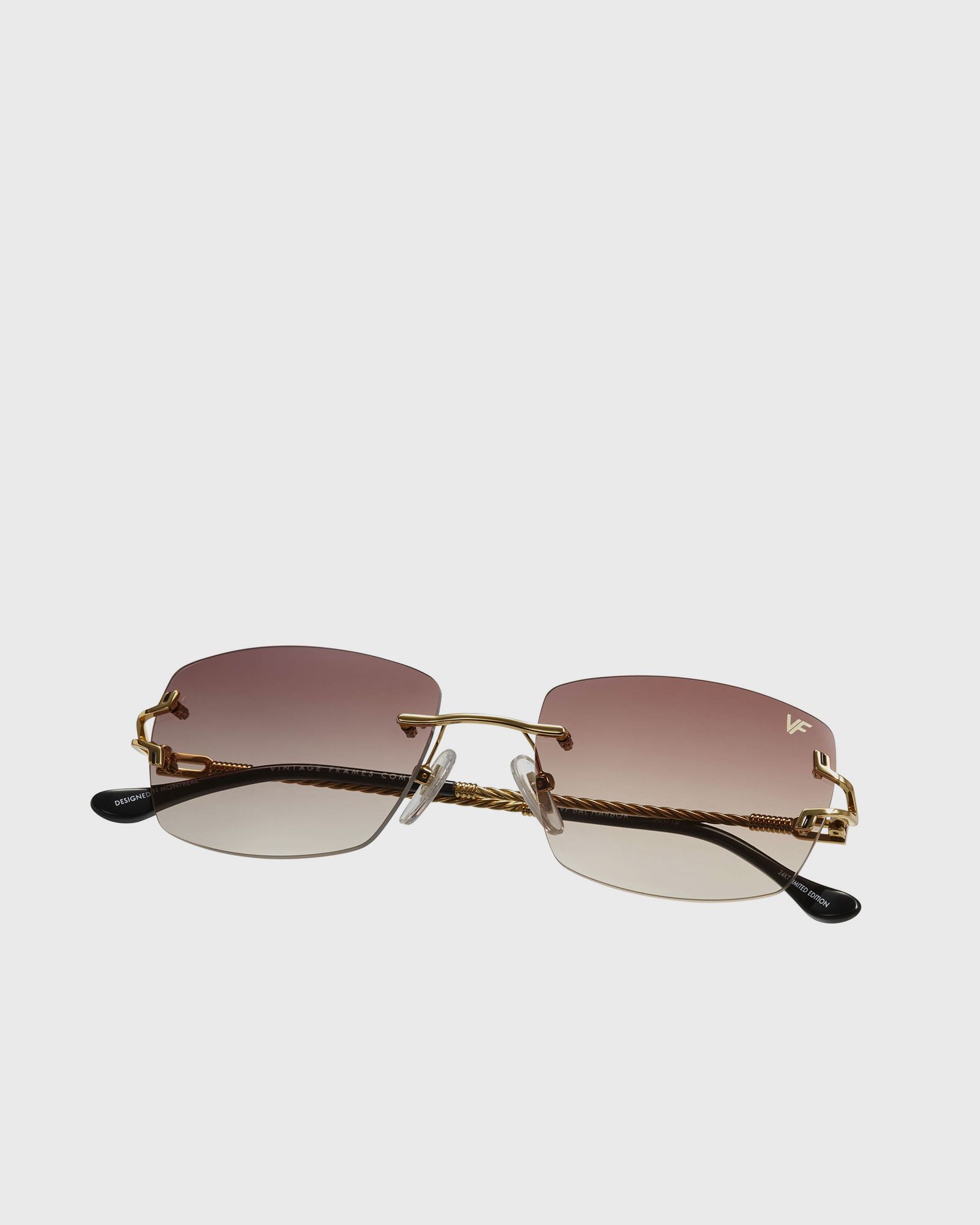 Bal Harbour Drill Mount 24kt  Gold