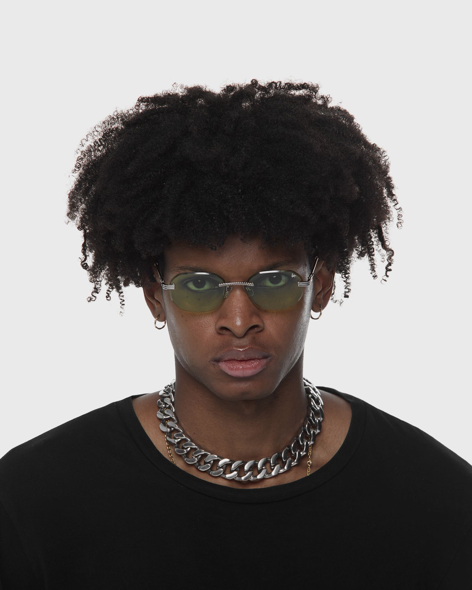 Hustler Drill Mount 24kt White Gold