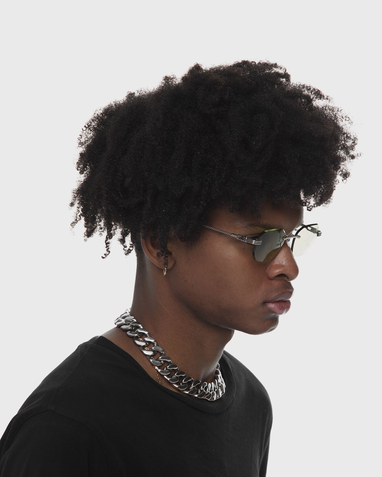 Hustler Drill Mount 24kt White Gold