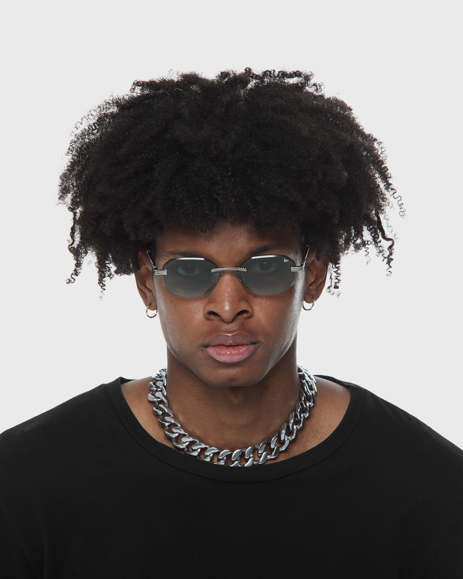 Hustler Drill Mount 24kt White Gold