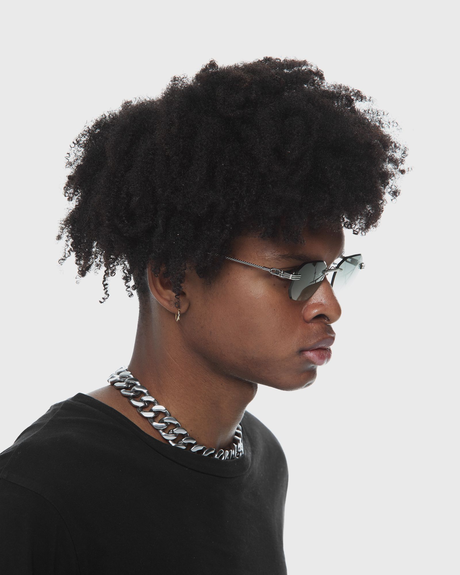 Hustler Drill Mount 24kt White Gold