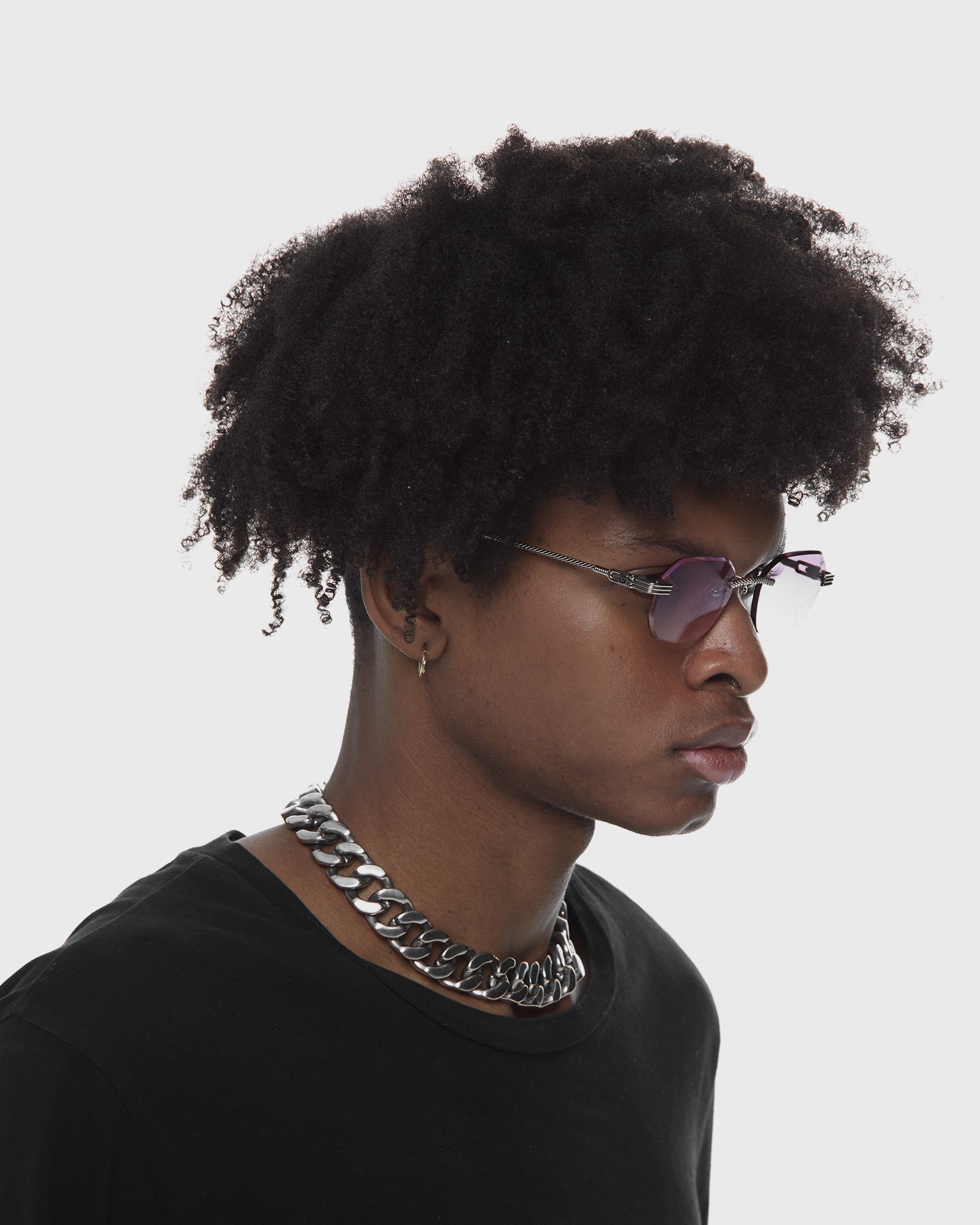 Hustler Drill Mount 24kt White Gold