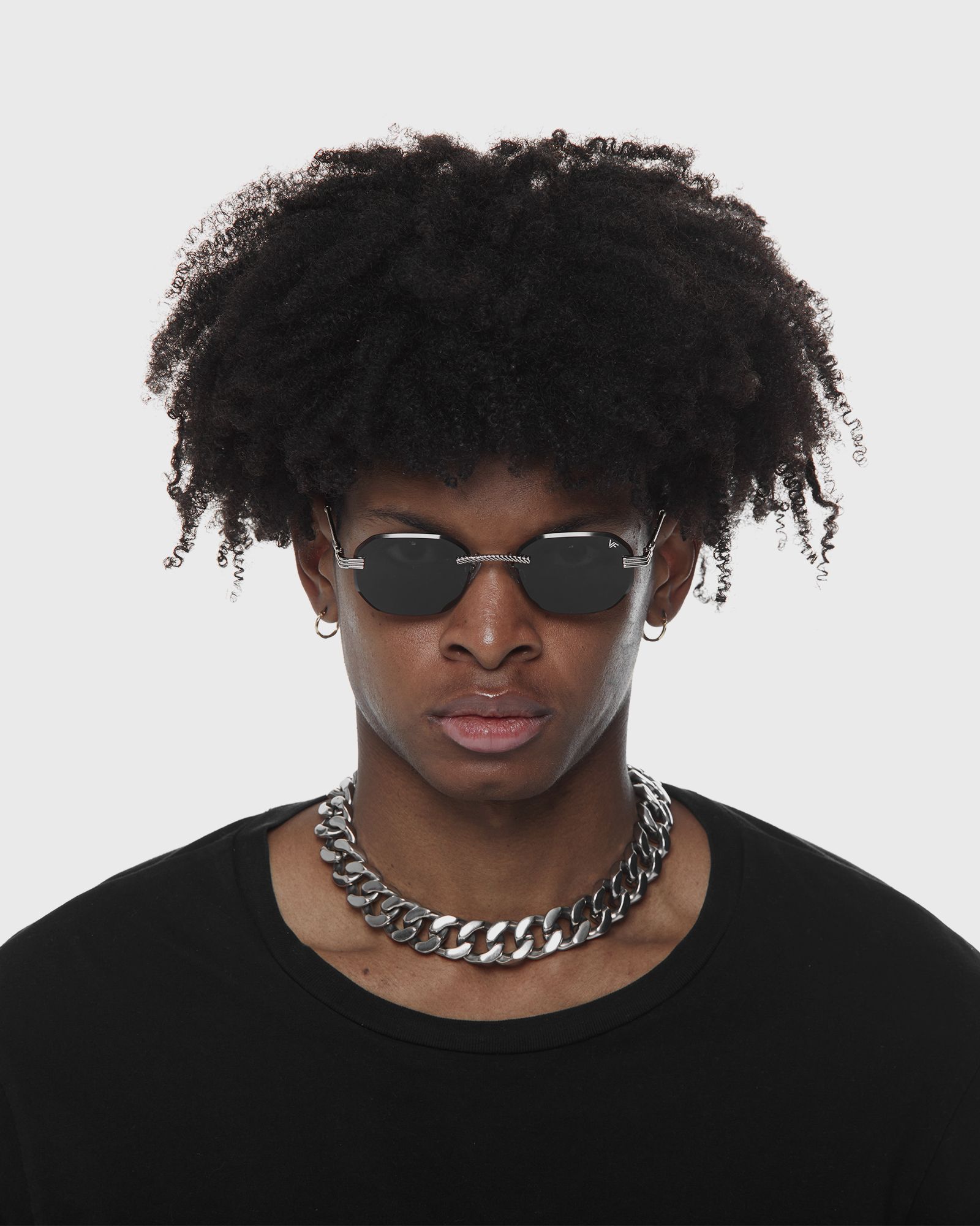 Hustler Drill Mount 24kt White Gold