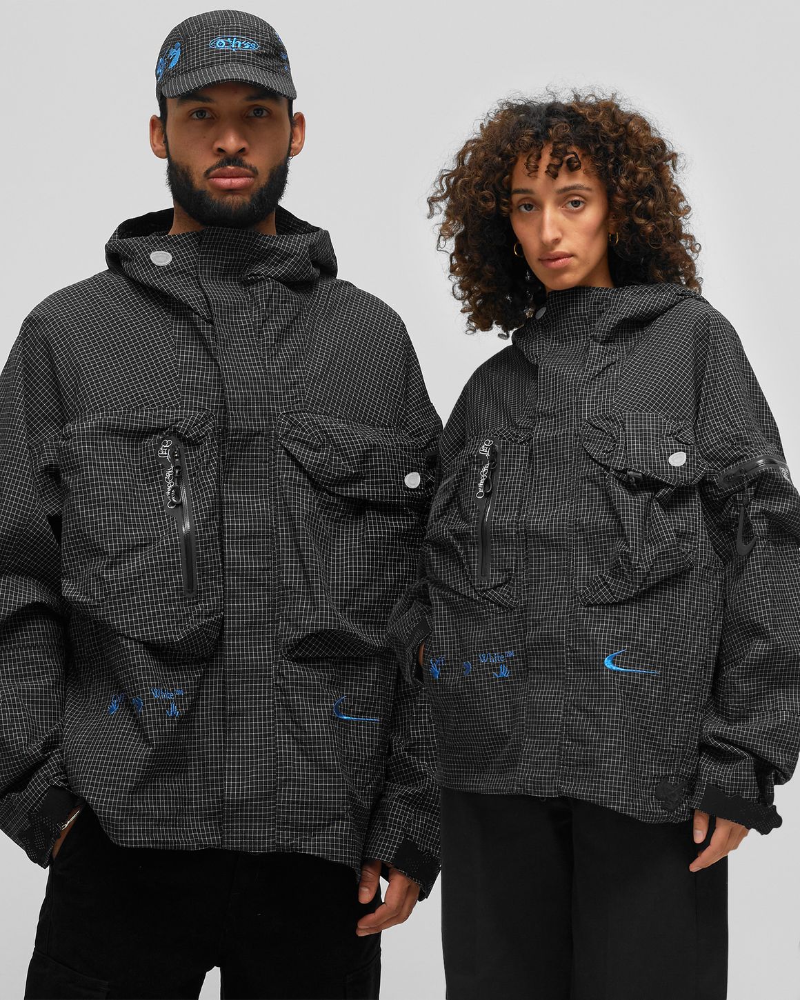 Nike off white logo jacket online