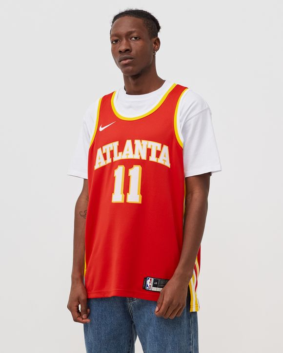 Nike, Shirts, Nike Atlanta Hawks 1 Trae Young Away Swingman Jersey Size  Large