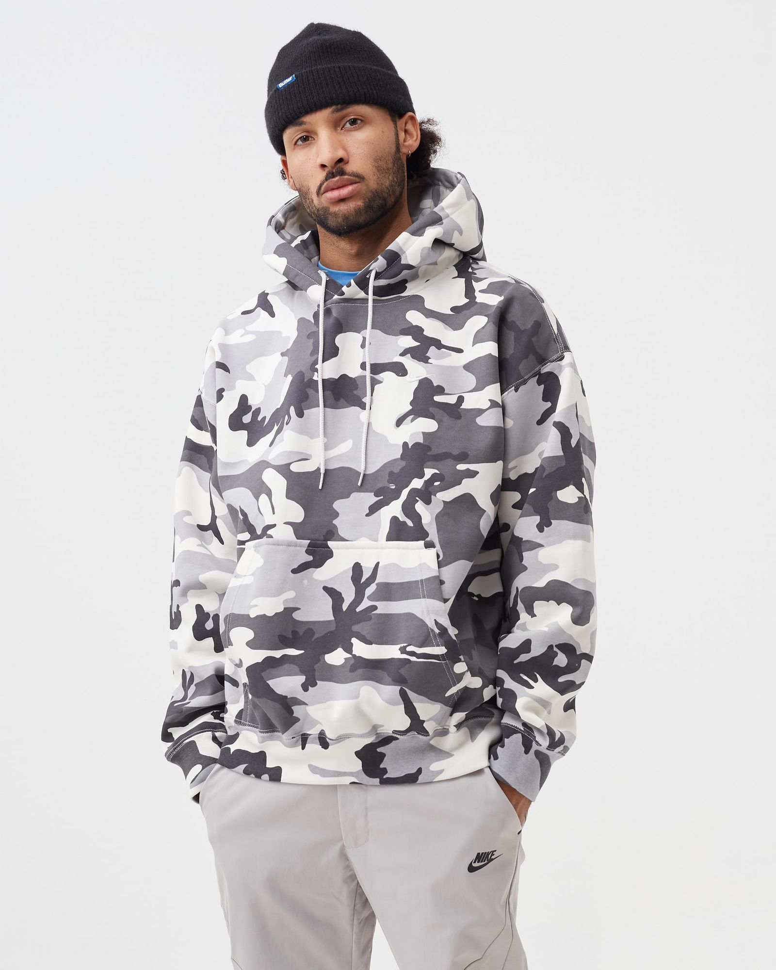 Solo Swoosh Fleece Camo Hoodie