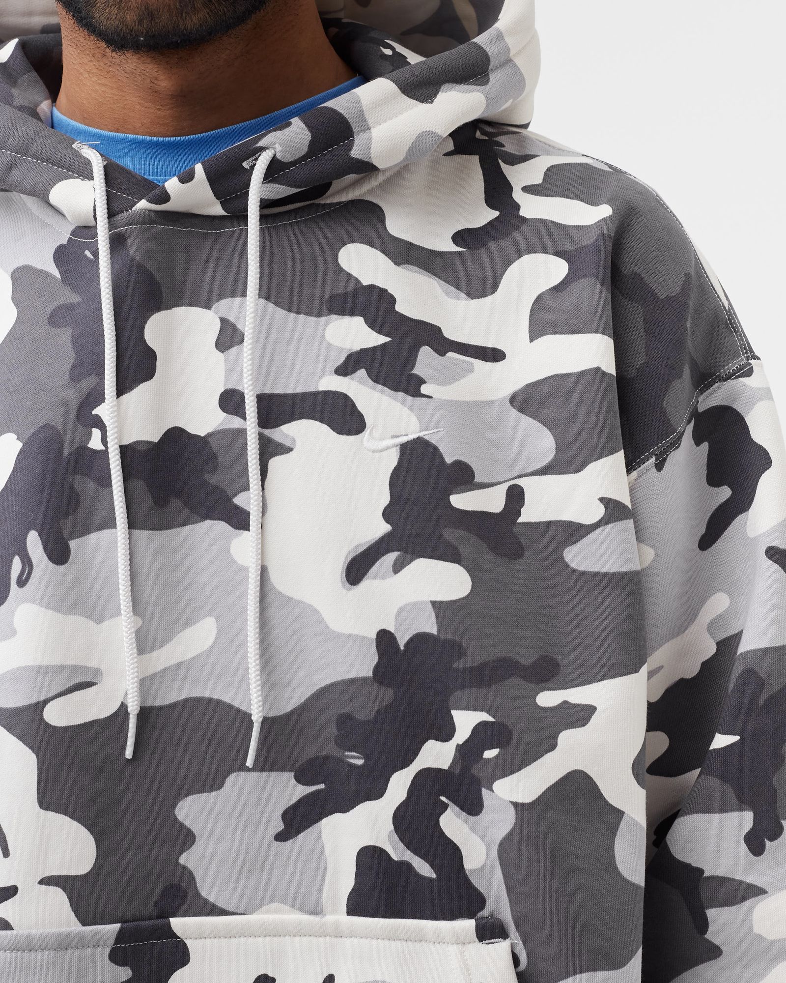 Solo Swoosh Fleece Camo Hoodie