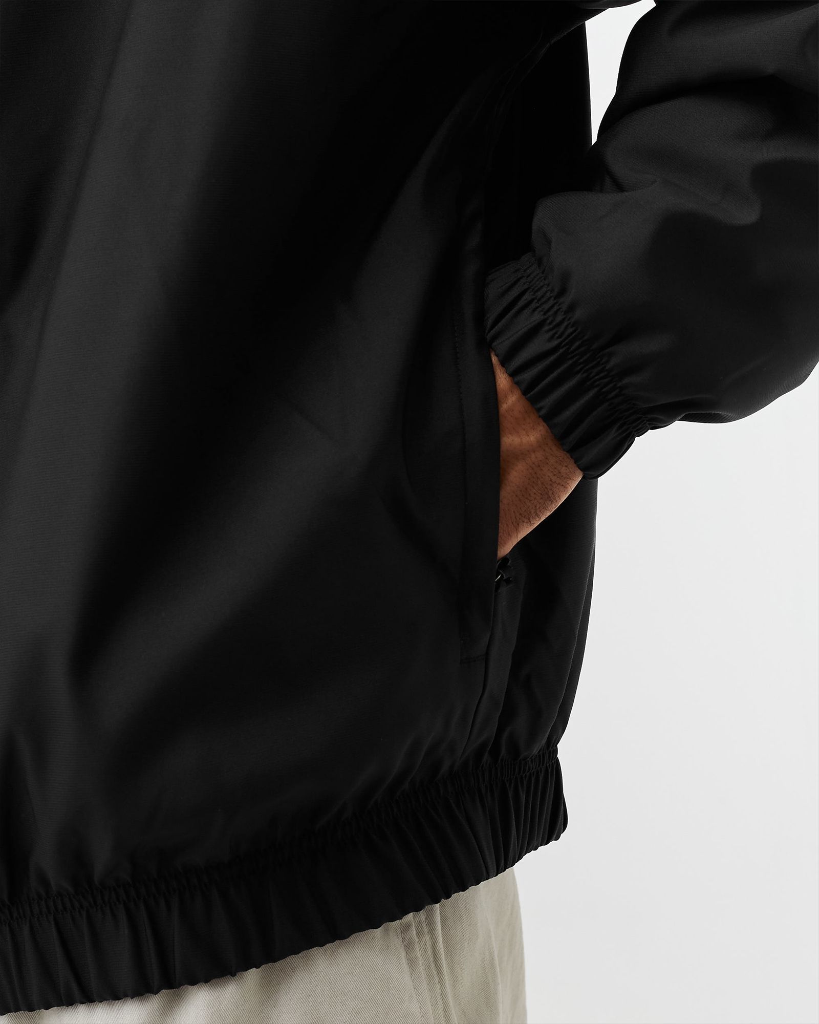 SOLO SWOOSH SATIN BOMBER JACKET