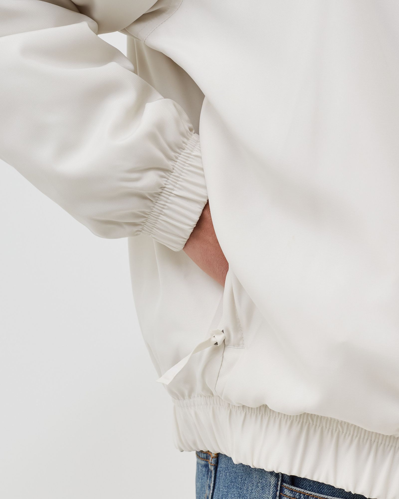 Solo Swoosh Satin Bomber Jacket