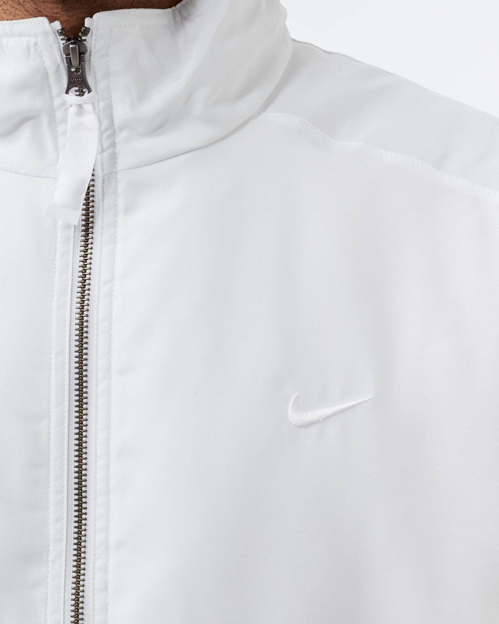 SOLO SWOOSH SATIN BOMBER JACKET