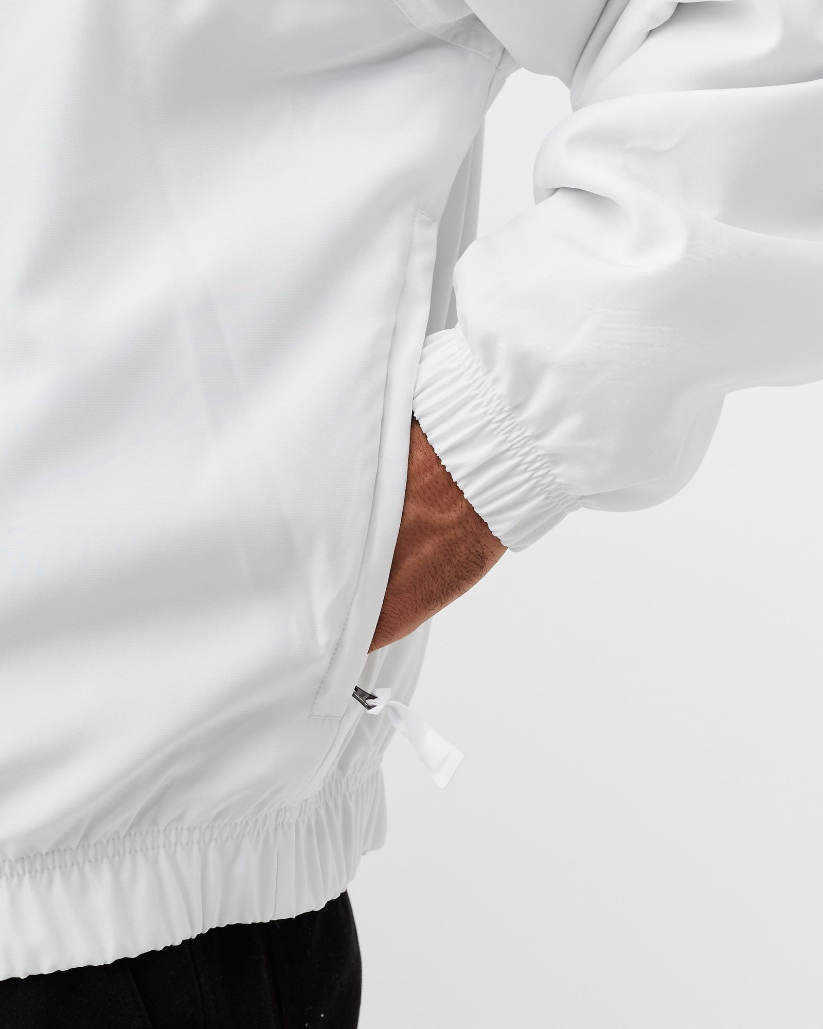 SOLO SWOOSH SATIN BOMBER JACKET