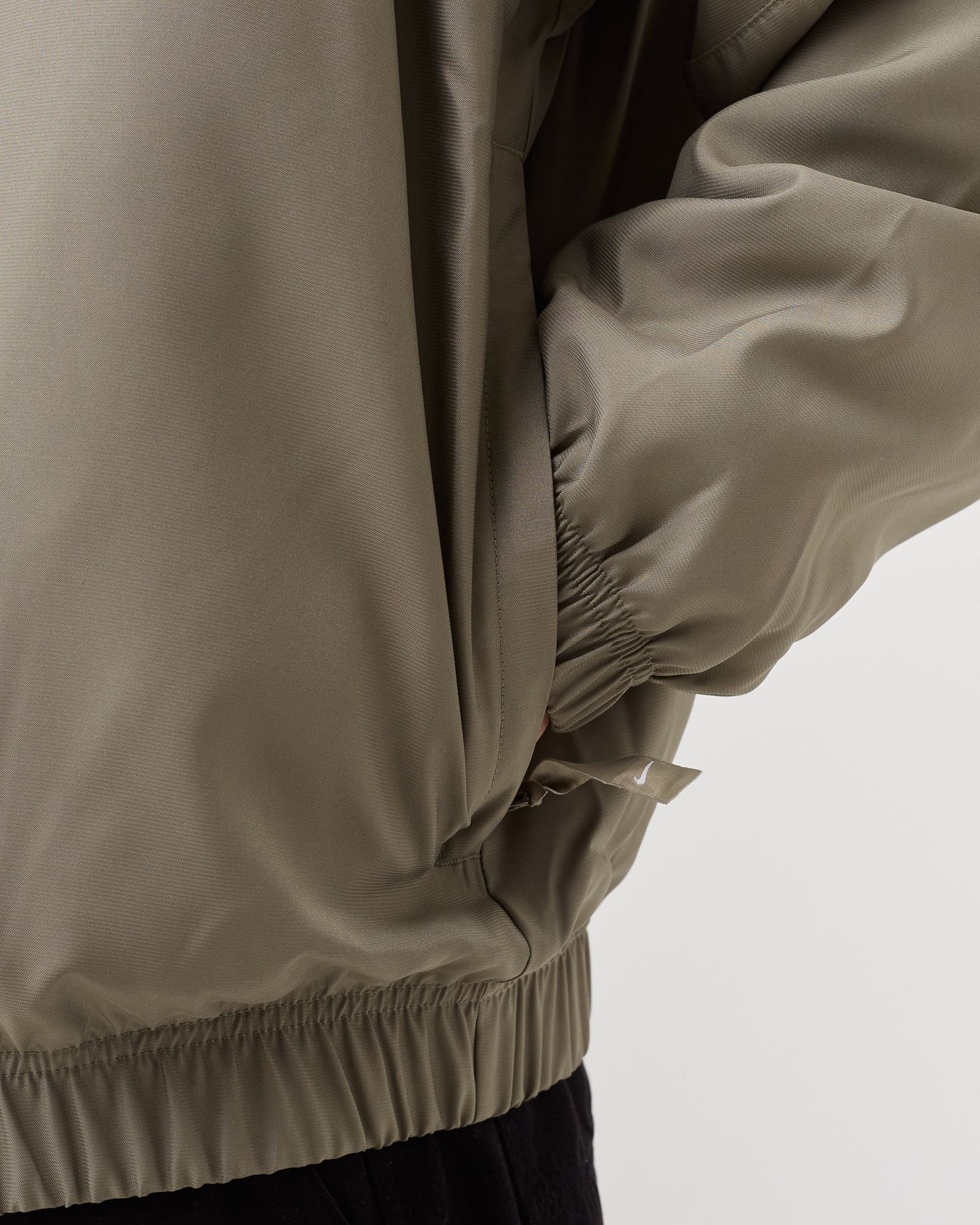 Solo Swoosh Satin Bomber Jacket