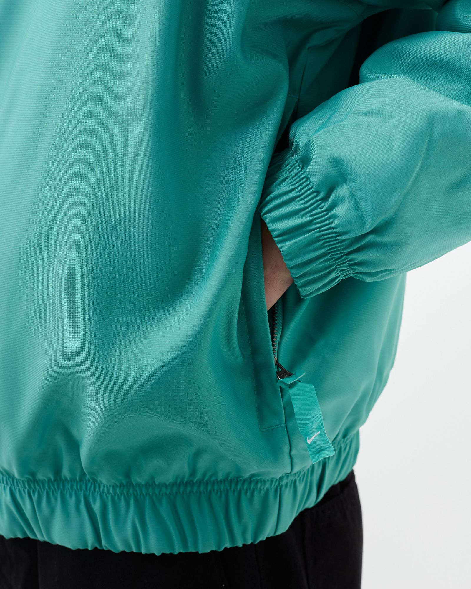 Solo Swoosh Satin Bomber Jacket