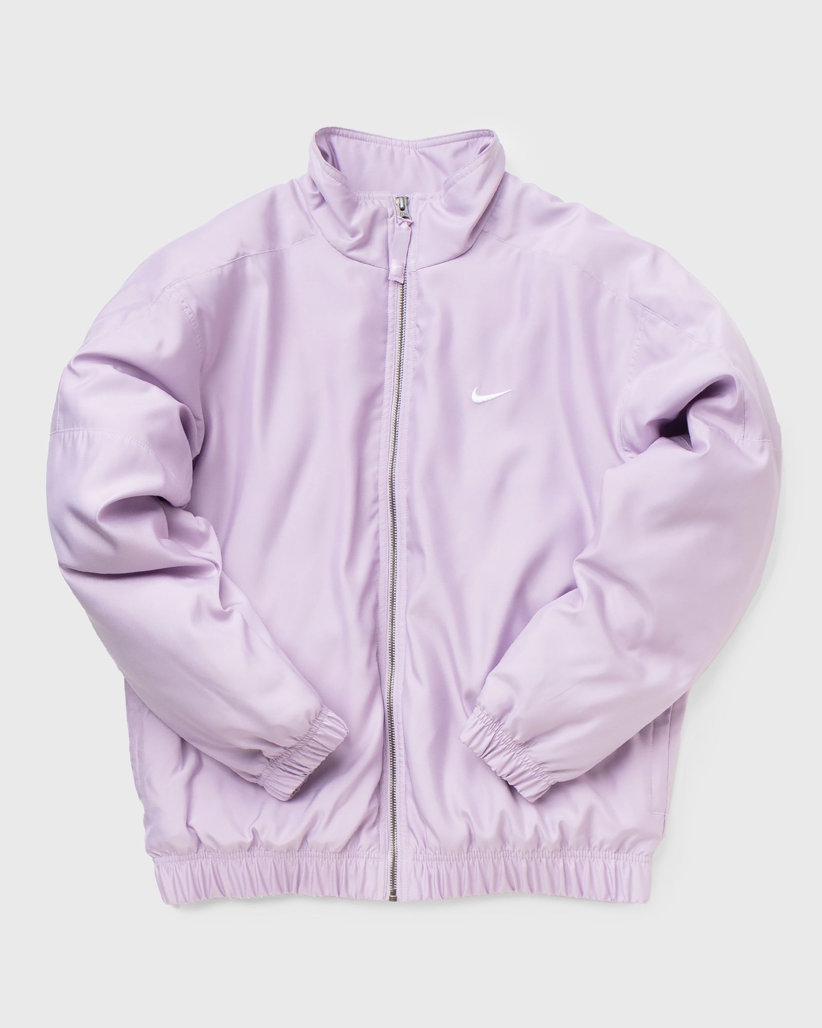 SOLO SWOOSH SATIN BOMBER JACKET