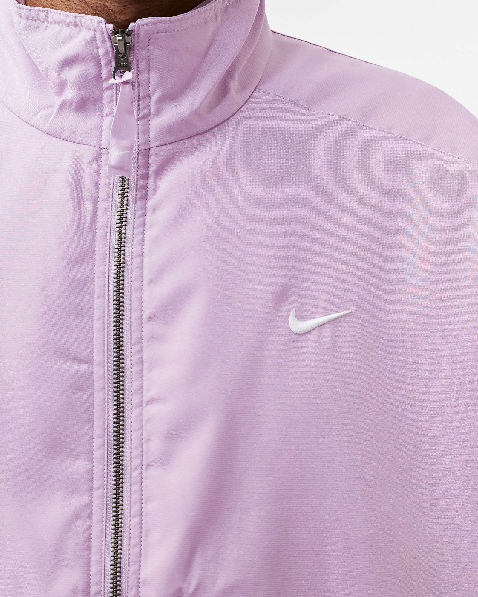 SOLO SWOOSH SATIN BOMBER JACKET
