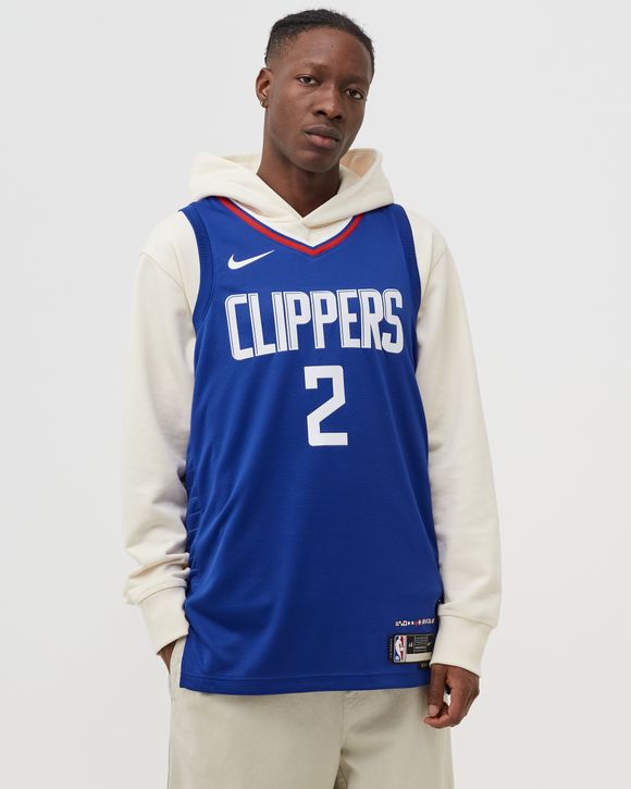 Nike Dri-Fit Mens Blue White Los Angeles Clippers Kawhi Leonard NBA Jersey  Sz 44