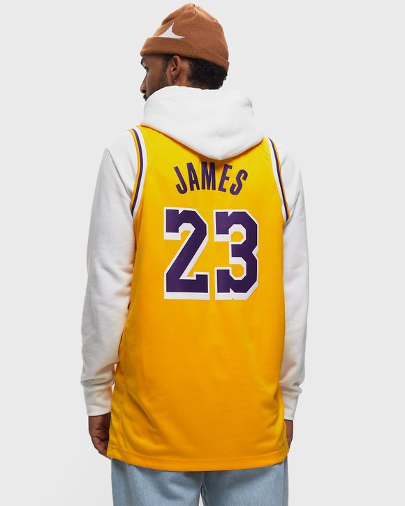 LeBron James Los Angeles Lakers 2022/23 Select Series Nike Men's Dri-Fit NBA Swingman Jersey in Purple, Size: Small | FD4093-580