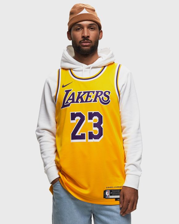 Unisex Nike LeBron James Gold Los Angeles Lakers 2022/23 Swingman Jersey - Icon Edition