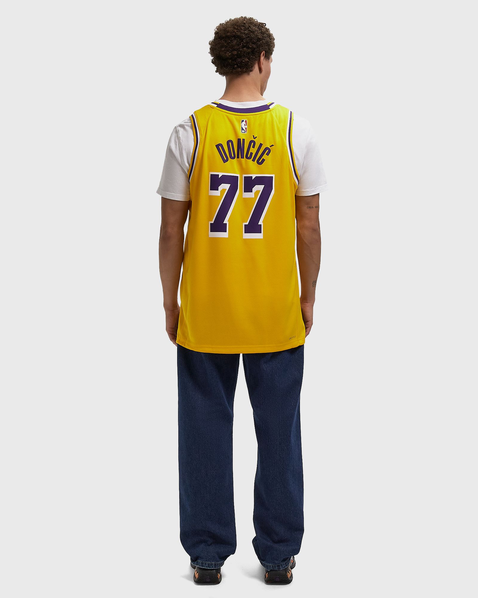 NBA Swingman Jersey Los Angeles Lakers Icon Edition Luka Doncic #77
