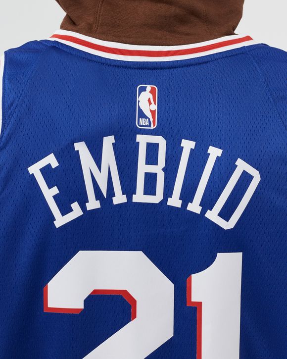 Nike Men's Joel Embiid Philadelphia 76ers Icon Swingman Jersey - Blue
