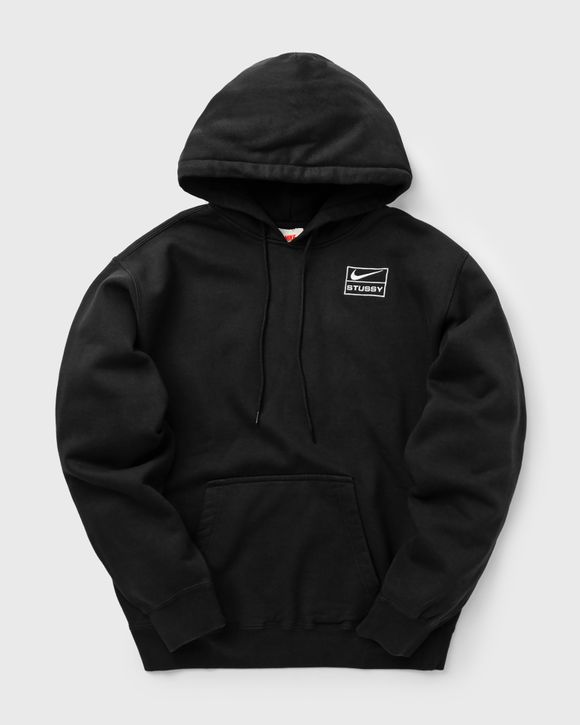 Nike Nike x Stussy STONE WASHED HOODIE Black - BLACK